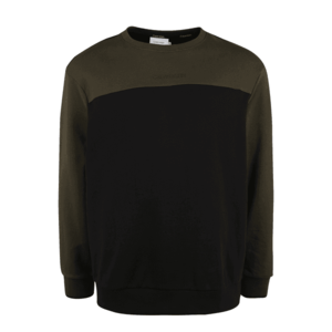 Calvin Klein Bluză de molton oliv / negru imagine