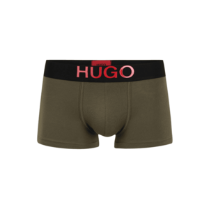 HUGO Boxeri kaki / negru / roșu imagine