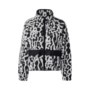 Nike Sportswear Jachetă fleece 'Sherpa' negru / gri / alb imagine
