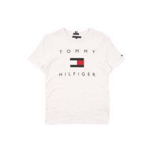 TOMMY HILFIGER Tricou alb / roși aprins / albastru închis imagine