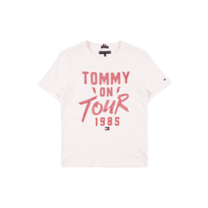 TOMMY HILFIGER Tricou 'TOMMY ON TOUR' alb / roșu amestecat imagine
