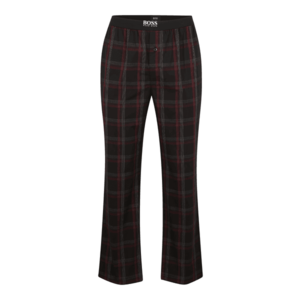 BOSS Pantaloni de pijama negru / bordeaux / alb imagine