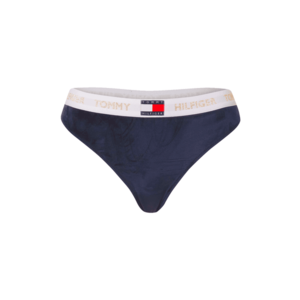 Tommy Hilfiger Underwear Tanga albastru închis / alb / roșu imagine