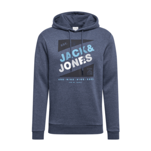 JACK & JONES Bluză de molton 'Defender' albastru amestec / negru / alb imagine
