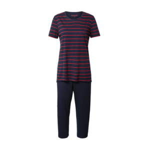 SCHIESSER Pijama albastru marin / roșu rodie imagine