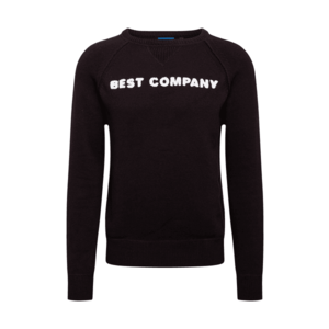 Best Company Pulover negru / alb imagine