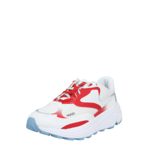 HUGO Sneaker low 'Horizon' alb / roșu imagine