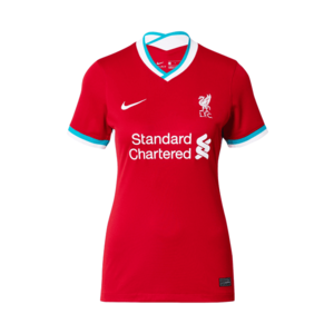 NIKE Tricot 'Liverpool FC 2020/21 Stadium Home' alb / roșu / turcoaz imagine