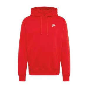 Nike Sportswear Bluză de molton roșu / alb imagine
