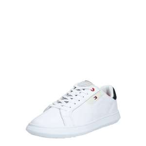 TOMMY HILFIGER Sneaker low 'ESSENTIAL LEATHER CUPSOLE' alb imagine
