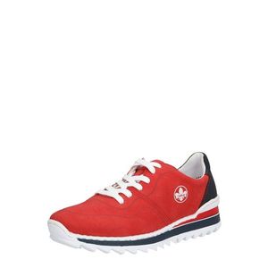 RIEKER Sneaker low albastru închis / roșu imagine