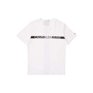 Calvin Klein Jeans Tricou alb / negru imagine