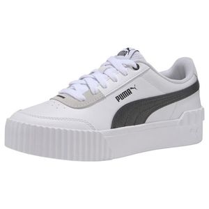 PUMA Sneaker low 'Carina Lift' alb / negru / bej imagine