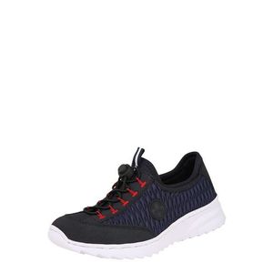 RIEKER Sneaker low albastru închis / roși aprins / negru / alb imagine