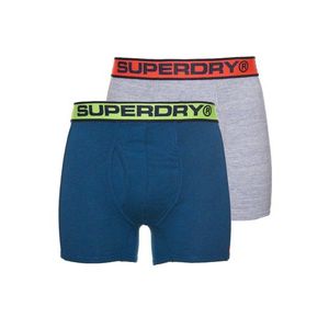 Superdry Boxeri gri / albastru / roșu / galben imagine
