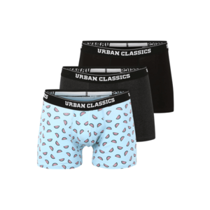 Urban Classics Boxeri albastru deschis / gri metalic / roz / negru imagine
