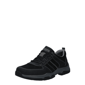 RIEKER Pantofi cu șireturi sport negru / gri închis / kitt imagine