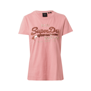 Superdry Tricou 'SEQUIN' auriu / roze imagine