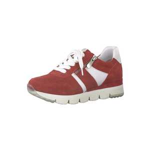 MARCO TOZZI Sneaker low alb / roșu sânge imagine