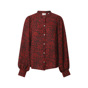 LEVI'S Bluză 'HADLEY' negru / roşu închis imagine