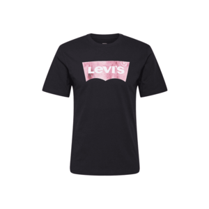 LEVI'S Tricou roz / negru / alb imagine