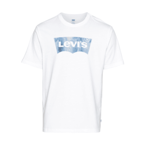 LEVI'S Tricou alb / albastru deschis imagine