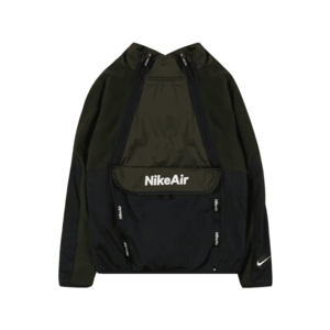 Nike Sportswear Hanorac negru / kaki / alb imagine