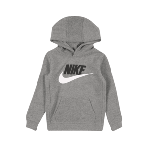 Nike Sportswear Bluză de molton gri / negru / alb imagine