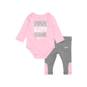 Nike Sportswear Set 'LOVE MY GAME' roz / gri imagine