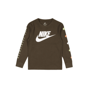 Nike Sportswear Tricou kaki / alb / galben deschis / coral imagine