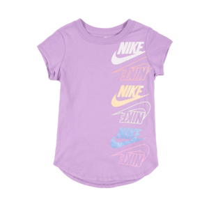 Nike Sportswear Tricou mov / alb / portocaliu deschis / somon / albastru cer imagine