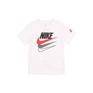 Nike Sportswear Tricou alb / negru / gri bazalt / rodie imagine