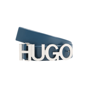 HUGO Curea 'Zula' albastru închis / argintiu imagine