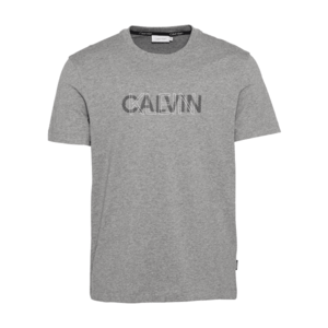 Calvin Klein Tricou gri amestecat / negru imagine