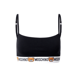 Moschino Underwear Sutien negru / alb / maro imagine