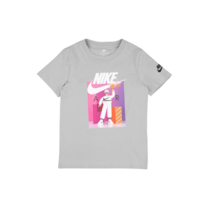 Nike Sportswear Tricou gri deschis / alb / negru / mov deschis / culori mixte imagine