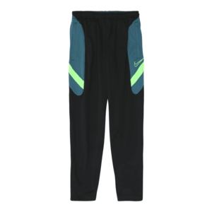 NIKE Pantaloni sport 'Academy' negru / verde neon / albastru fum imagine