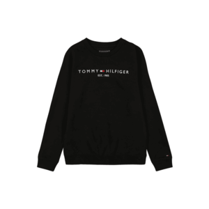 TOMMY HILFIGER Bluză de molton negru / alb / roșu imagine