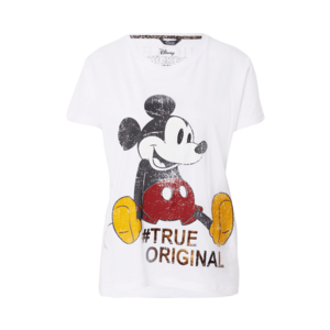 PRINCESS GOES HOLLYWOOD Tricou 'Mickey' alb / negru / roșu / galben închis imagine