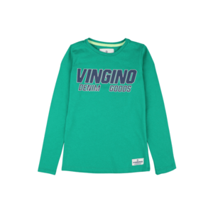 VINGINO Tricou 'Jafaro' mix verde / albastru noapte / alb imagine