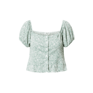 Cotton On Bluză 'LOTTI' verde pastel / alb imagine