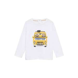 MANGO KIDS Tricou 'BLAI' galben / negru / alb imagine