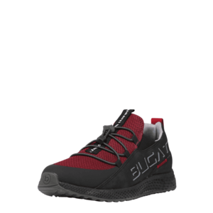 bugatti Sneaker low 'JAVA' negru / roşu închis / gri imagine