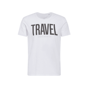 EINSTEIN & NEWTON T-Shirt 'Travel' alb / gri închis imagine