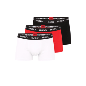 HUGO Boxeri negru / roșu / alb imagine