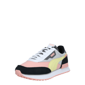 PUMA Sneaker low 'RIDER PLAY ON' caisă / negru / roz deschis / galben imagine