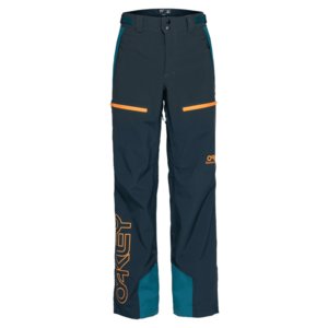 OAKLEY Pantaloni outdoor albastru închis / portocaliu / verde jad imagine