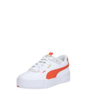 PUMA Sneaker low 'Cali' alb / gri deschis / roșu orange imagine