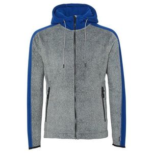 CHIEMSEE Jachetă fleece funcțională 'PANORAMA' gri deschis / albastru imagine