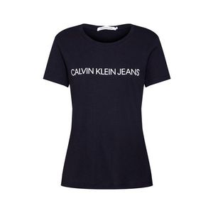 Calvin Klein Jeans Tricou 'INSTITUTIONAL LOGO' alb / negru imagine